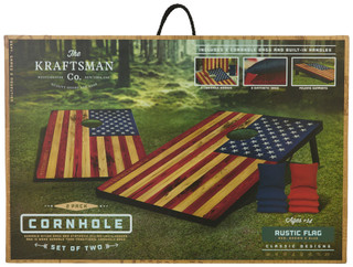 Thumbnail 1: Kraftsman Rustic Americana Cornhole Set 