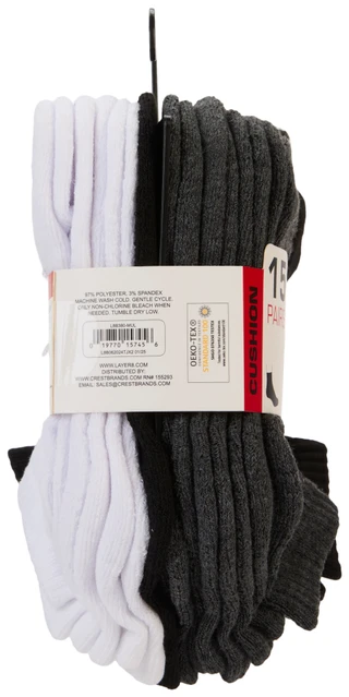 Thumbnail 2: Layer 8 Boys 15 Pk Cushion Qwick-Dry Socks 