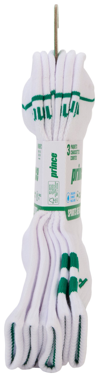 Thumbnail 2: Prince Women's 3 Pk Low Crew Socks 