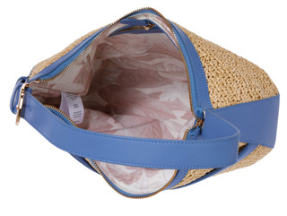 Thumbnail 3: TOMMY BAHAMA Soft Straw Zip Top Hobo Bag 