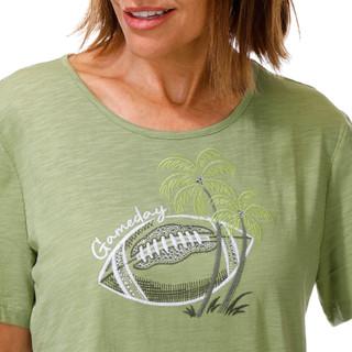 Thumbnail 7: Coral Bay Women's Embellished & Embroidered Crew Tee 