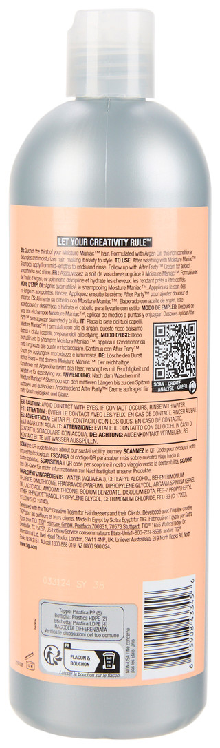 Thumbnail 2: TIGI BED HEAD 25.36 oz Moisture Maniac Moisturizing Conditioner 