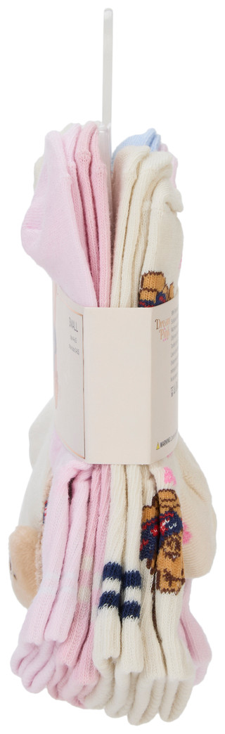 Thumbnail 2: Dream Pink Girls 8 Pk Mid Crew Socks 