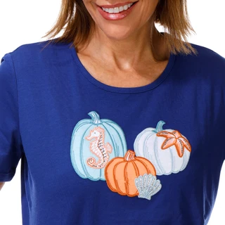 Thumbnail 4: Coral Bay Women's Embellished Crew Tee 