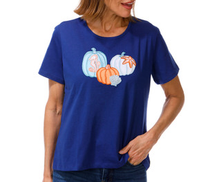 Thumbnail 2: Coral Bay Women's Embellished Crew Tee 