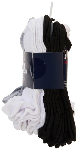 Thumbnail 3: Layer 8 Boys 20 Pk Qwick-Dry Low Cut Socks 