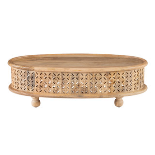 Thumbnail 4: Linon Linon Inora Oval Coffee Table 