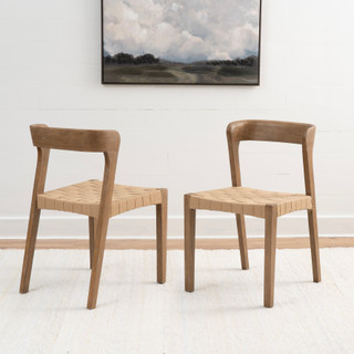 Thumbnail 2: Linon Linon Maura 2 Pc. Woven  Chair Set  
