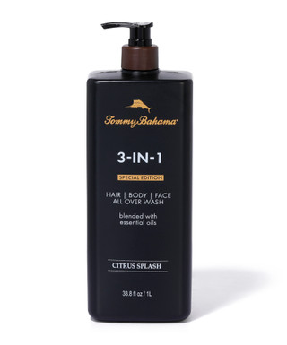 Thumbnail 1: TOMMY BAHAMA Men's 3-in-1 All Over Hair Body & Face Wash 