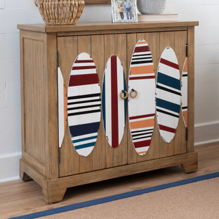 Thumbnail 7: Linon Linon Keala 2 Door  32 in. Storage Accent Cabinet 