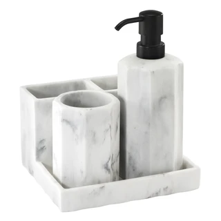Thumbnail 1: AVANTI Bedford 3 Pc. Bath Accessory Set 
