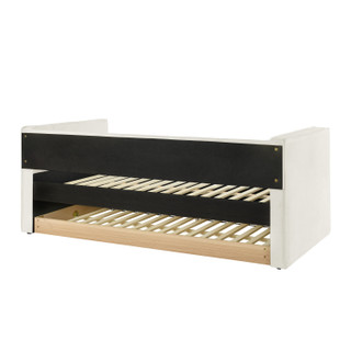 Thumbnail 2: Linon Linon Lillibeth Upholstered Daybed with Trundle 