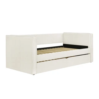 Thumbnail 7: Linon Linon Lillibeth Upholstered Daybed with Trundle 