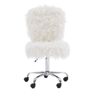 Thumbnail 2: Linon Linon Langford Faux Fur Task Chair 