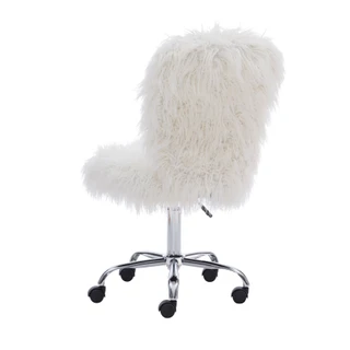 Thumbnail 5: Linon Linon Langford Faux Fur Task Chair 