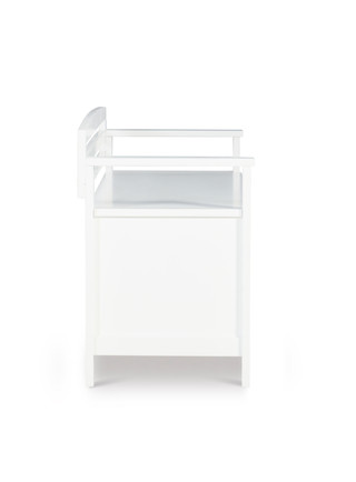 Thumbnail 12: Linon Linon Laredo White Storage Bench 