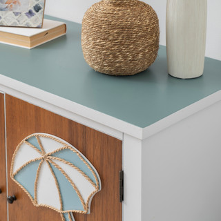 Thumbnail 4: Linon Linon Maren 2 Door Flip Flop Cabinet 
