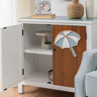 Thumbnail 6: Linon Linon Maren 2 Door Flip Flop Cabinet 