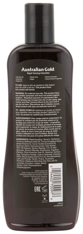 Thumbnail 2: AUSTRALIAN GOLD 8.5 oz Rapid Tanning Intensifier Lotion 