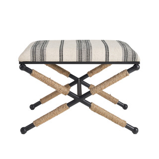 Thumbnail 3: Linon Linon Logue Campaign Ottoman 