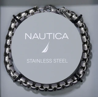 Thumbnail 1: Nautica Men's Stainless Steel Bracelet 