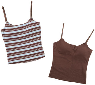 Thumbnail 1: Pink Rose Juniors 2 Pk Tank Set w/ Removable Bra Cups 