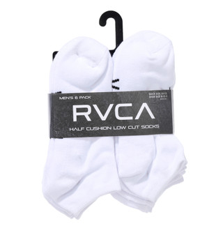 Thumbnail 1: RVCA Men's 6 Pk Half Cushion Low Cut Socks 