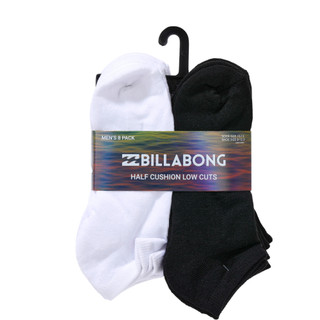 Thumbnail 1: BILLABONG Men's 8 Pk Half Cushion Low Cut Socks 