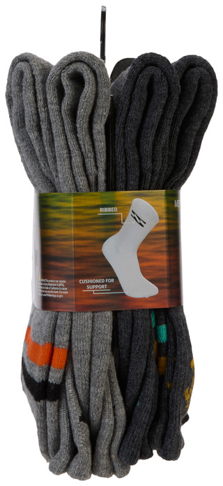 Thumbnail 2: BILLABONG Men's 8 Pk Half Cushion Crew Socks 