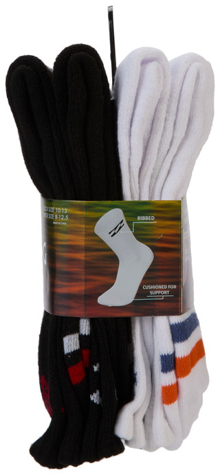 Thumbnail 3: BILLABONG Men's 8 Pk Half Cushion Crew Socks 