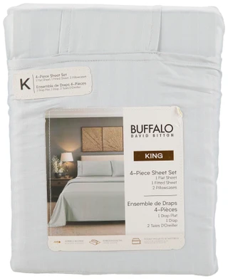 Thumbnail 1: Buffalo King Size 4 Pc Sheet Set 