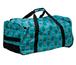 Thumbnail 4: Traveland 21 in Anchor Print Multi-Pocket Rolling Duffel Bag 