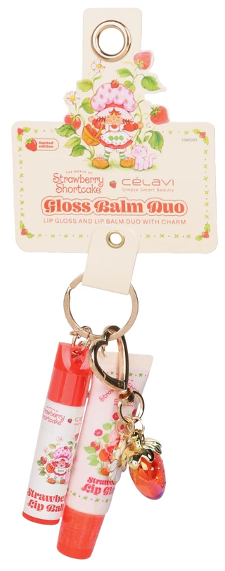 Thumbnail 1: Strawberry Shortcake Gloss Balm Duo Keychain  