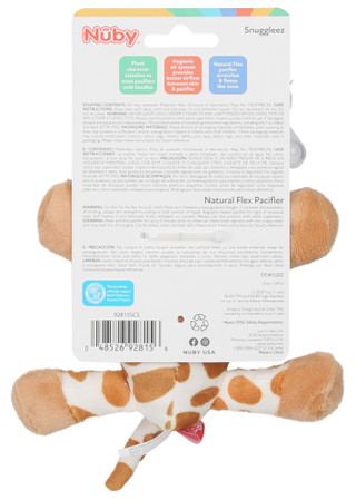 Thumbnail 2: Nuby Giraffe Snuggleez w/ Pacifier  