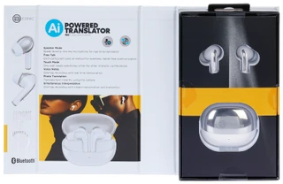 Thumbnail 5: BYTECH XT-61 Real-Time Translation w/ Wireless Earbuds & Case 