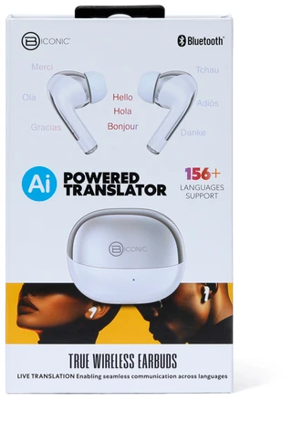 Thumbnail 2: BYTECH XT-61 Real-Time Translation w/ Wireless Earbuds & Case 