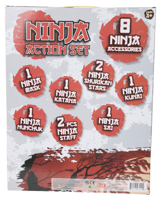 Thumbnail 2: Brooklyn Lollipop Kids Ninja Action Set 