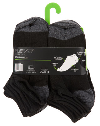 Thumbnail 2: ELEV8 20 Pr Boys Performance No-Show Socks 