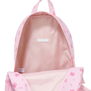 Thumbnail 2: Under One Sky Teddy Face & Bows XL Backpack with Chain Bling & Bow 