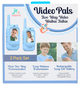 Thumbnail 2: SIMPLY TECH 2 Pk Video Pals Two-Way Video Walkie Talkies Set 