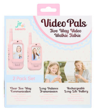 Thumbnail 2: SIMPLY TECH 2 Pk Video Pals Two-Way Video Walkie Talkies Set 
