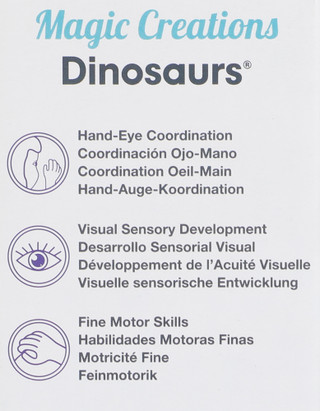 Thumbnail 3: Edushape 13 Pc Foam Dinosaur Shapes Set with Mesh Storage Bag 