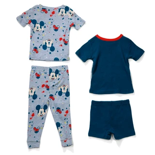 Thumbnail 3: Disney Toddler Boys 4 Pc Pajama Set 