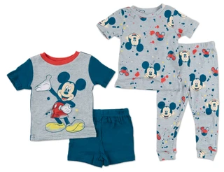 Thumbnail 2: Disney Toddler Boys 4 Pc Pajama Set 