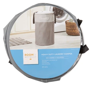 Thumbnail 1: Whitmor Heavy Duty Collapsible Mesh Laundry Hamper 