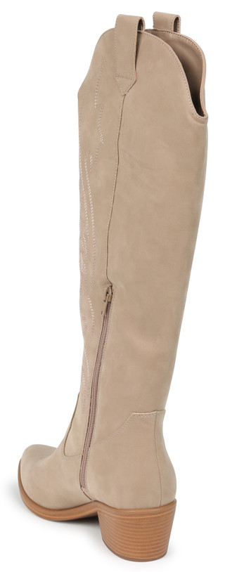Thumbnail 2: Pink Lily Women's Shania Tall Western Boot 