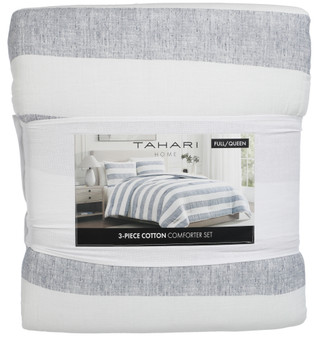 Thumbnail 1: Tahari Queen Size 3 Pc Comforter Set  
