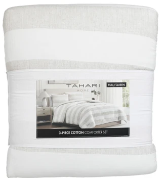 Thumbnail 1: Tahari Queen Size 3 Pc Comforter Set  
