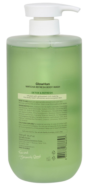 Thumbnail 2: GlowHan 35 oz Matcha Refresh Body Wash  