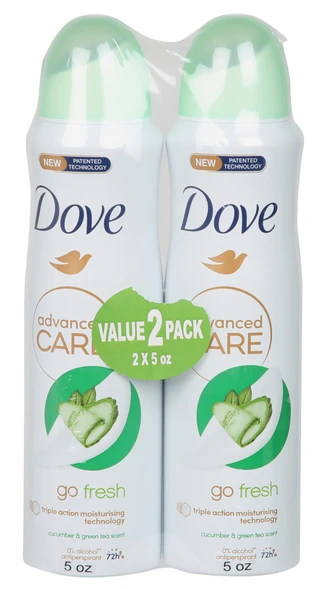 Thumbnail 1: DOVE 2 Pk Go Fresh Cucumber & Green Tea Scent Deodorant  